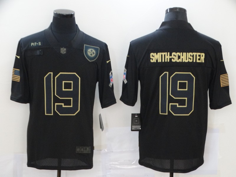 Men's Pittsburgh Steelers #19 JuJu Smith-Schuster Black Jersey